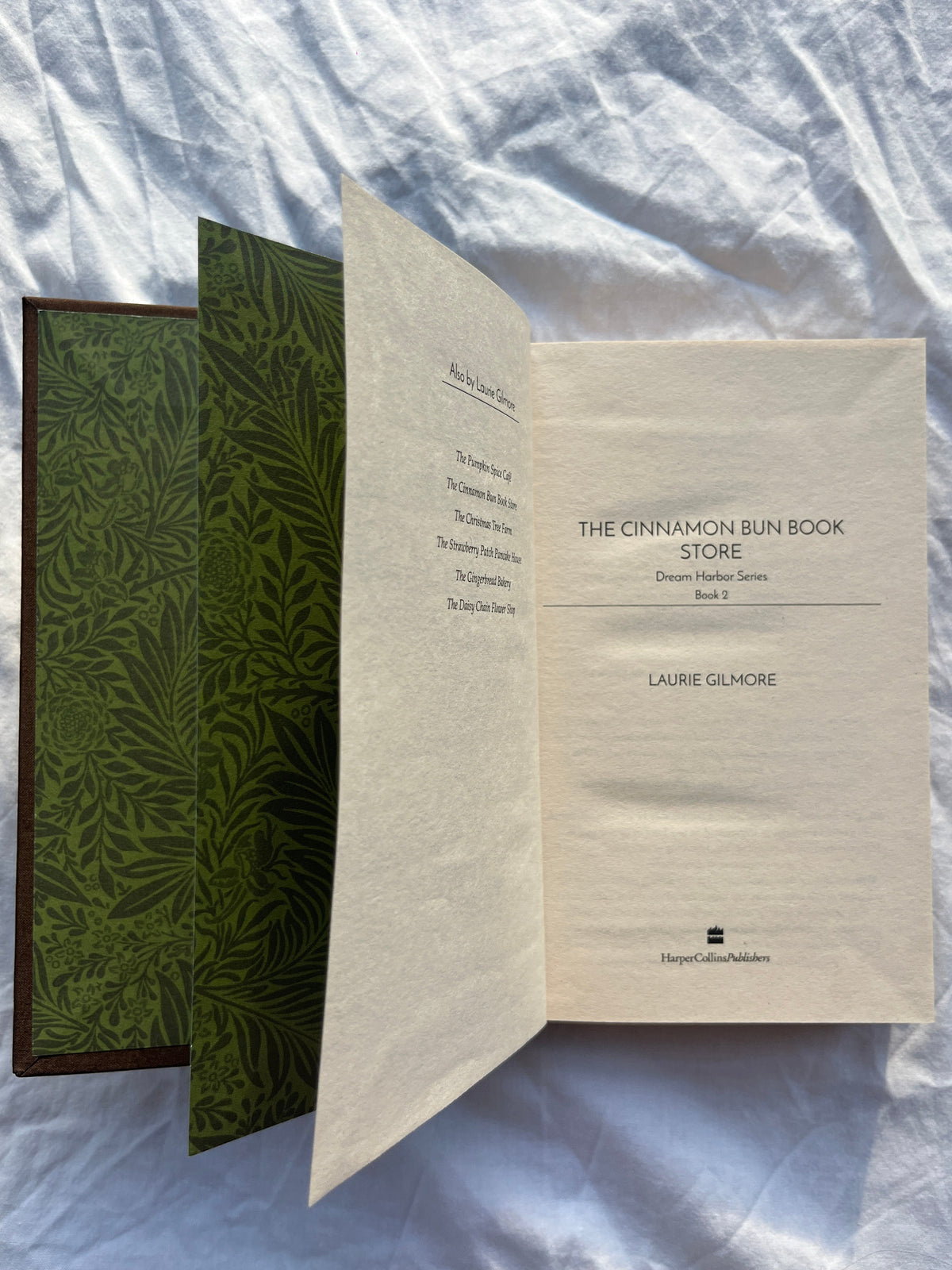 The Cinnamon Bun Book Store | Handcrafted Special Edition Rebind | Dream Harbor Series