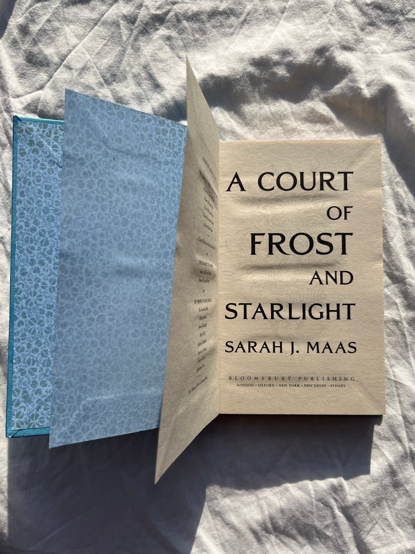 A Court of Frost and Starlight | Handcrafted Special Edition Rebind | ACOTAR Series